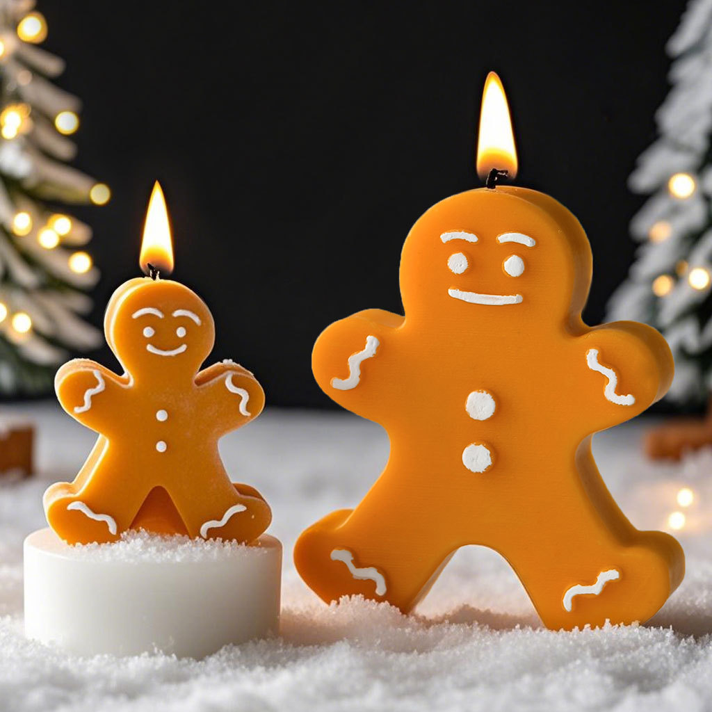 DIY Cartoon Gingerbread Man Si - đánh giá và giá Candle Making Party