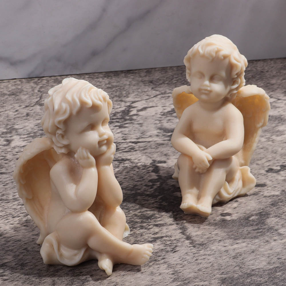 3D Angel Children Silicone Mol - đánh giá và giá Candle Making Tips