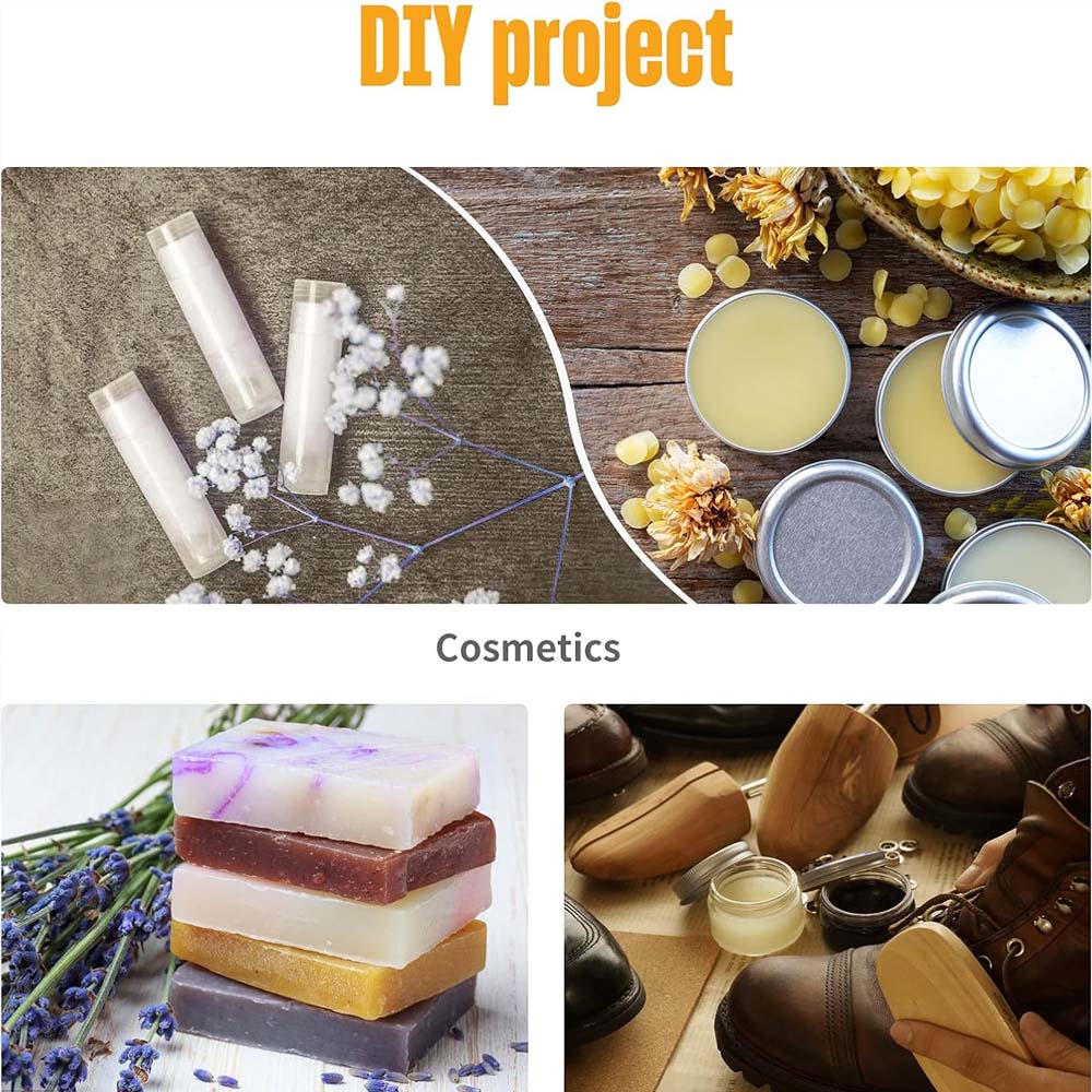 100g White Beeswax Pure Natura - đánh giá và giá Candle Making Kit Beeswax